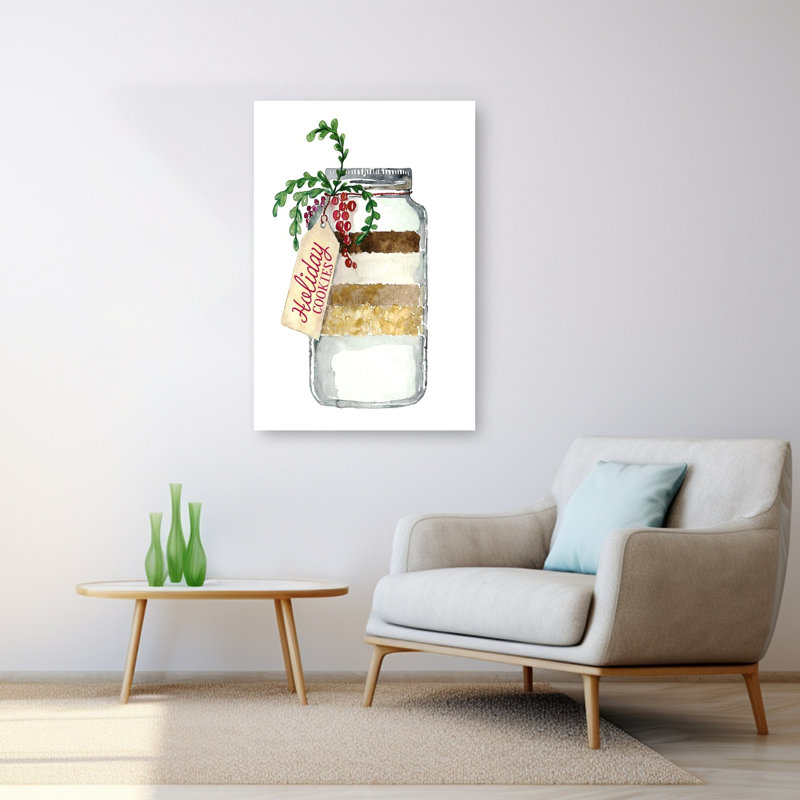 Impression sur toile Holiday Holiday Jar, 48" H x 32" W
