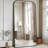 Arched Metal Oversized Full-Length Mirror-1404566470-1404566459