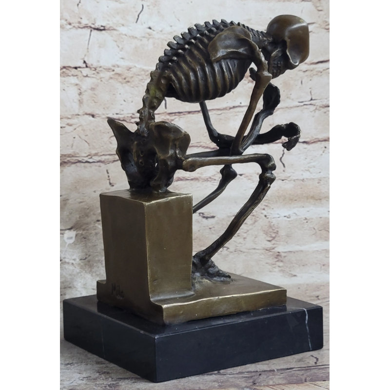 Grande figurine de garde squelette Jatoi