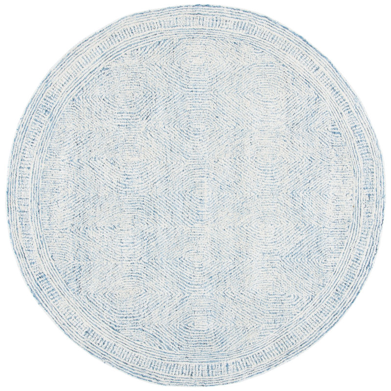 Colbert Hand Tufted Wool Rug, Round 4'