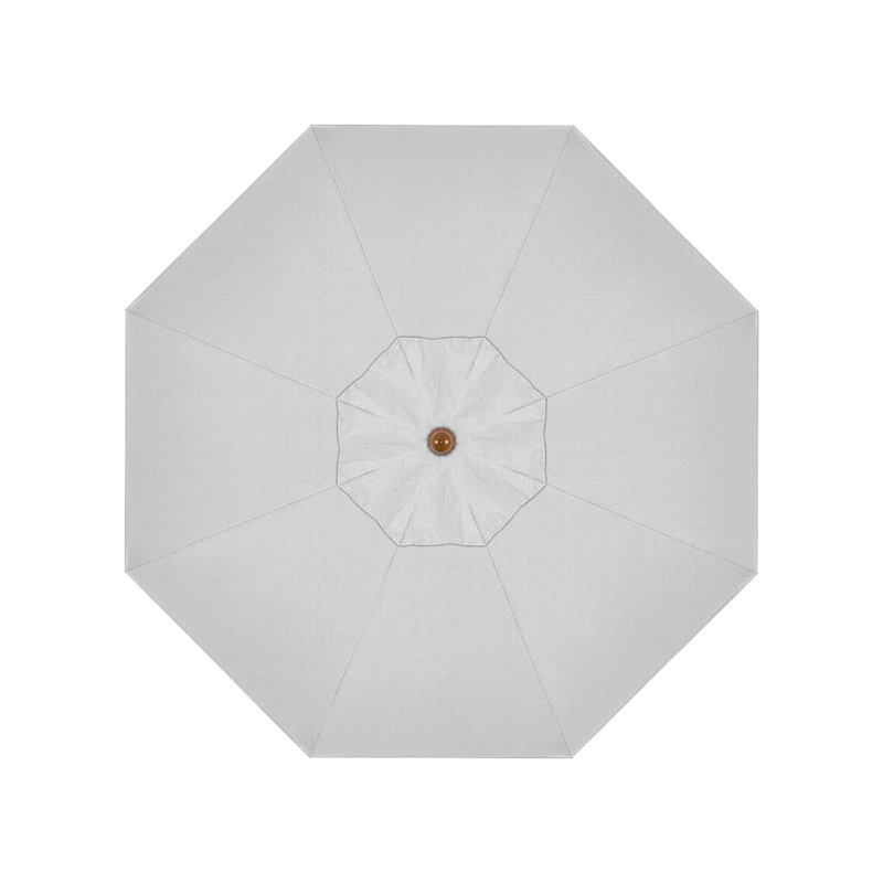 Parasol de marché octogonal 7,5 'x 7,5' Manon, Toile granit Sunbrella®