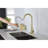 Single Handle Stainlesaucet With Pull Down Sprayer-117581145