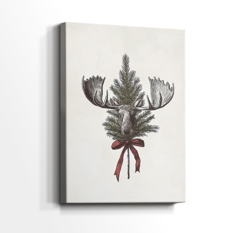 «Frostlit Skies Promise» - Toile tendue avec châssis de qualité supérieure, H 18 po x l 12 po