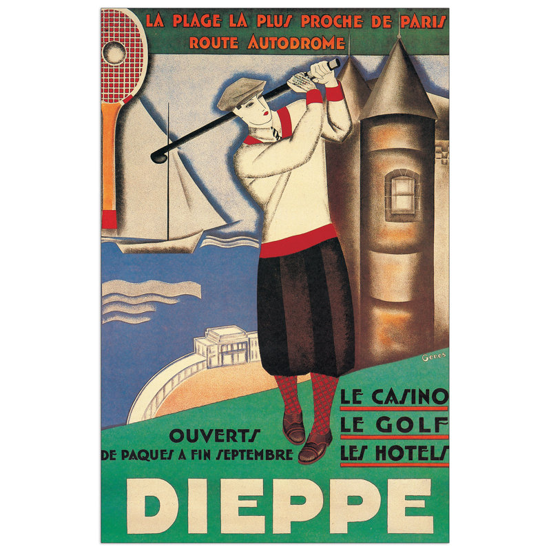 Dieppe - No Frame Print on Wood