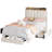 Upholstered Bed Frame with 3 Drawers, Bed with Storage Headboard and Charging Station-1254871270-1248422149