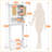 63'' H Freestanding Over The Toilet Storage-676100313
