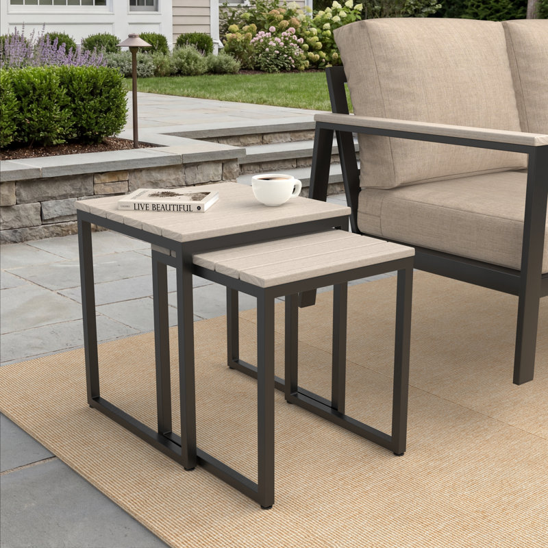 Ensemble de tables d'appoint Townsend, Gris