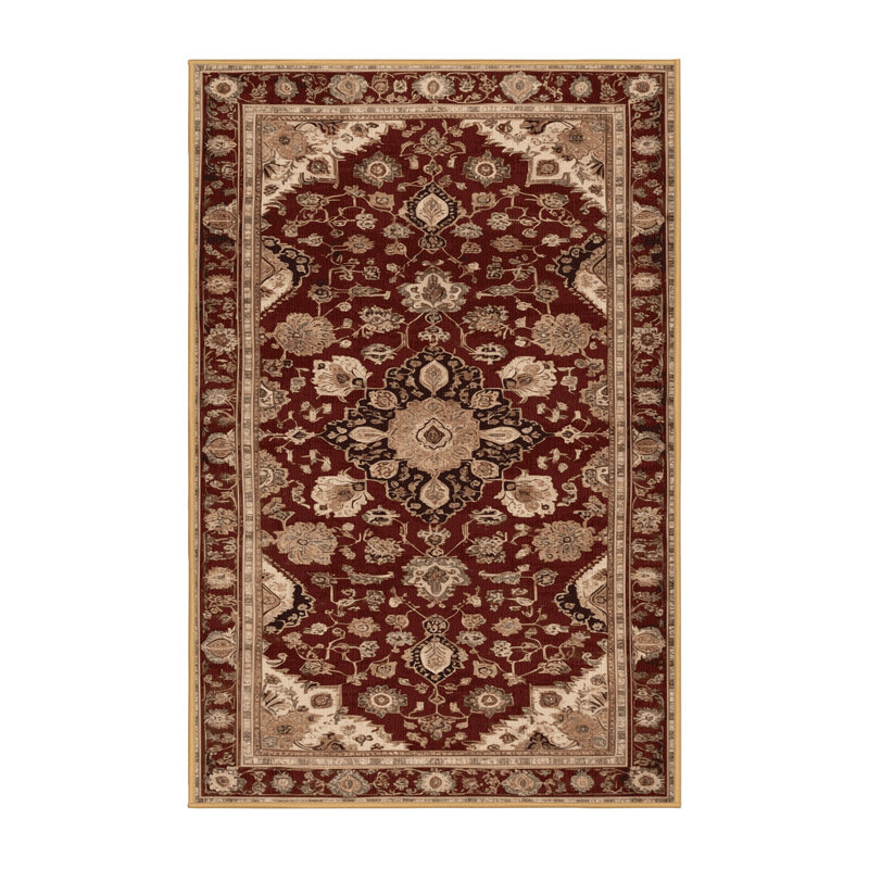 Tapis brun lavable à la machine, Tapis de couloir 2 pi x 4 pi
