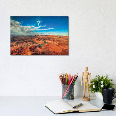 Sunrise Over Dead Horse Canyon IV by Bill Sherrell - Wrapped Canvas Print