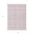 3' X 5' Pink And Ivory Southwestern Washable Indoor Outdoor Area Rug