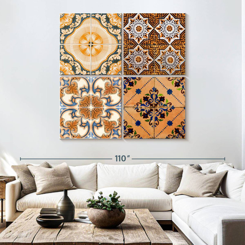 Carreaux de mosaïque neutre Kerner, H 74 po x l 74 po