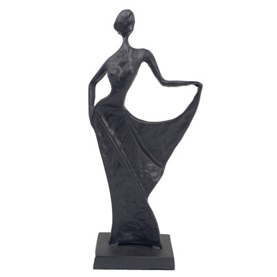 BRIGITTE CHIC LADY Iron Figurine 27cm