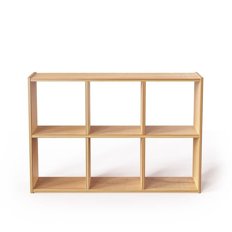 Six cubes horizontaux, Naturel, H 31,7 po x l 40,6 po x P 11,8 po
