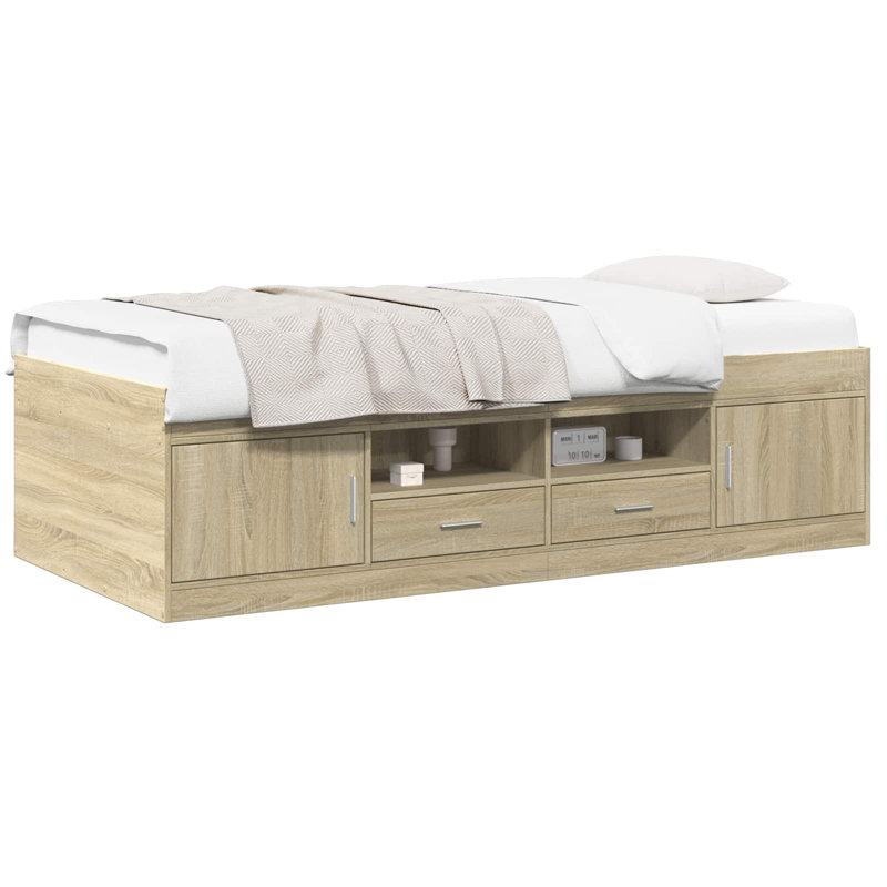 Bed Frame, Sonoma Oak