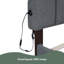 Grand lit plateforme tapissier Teddy-114194718