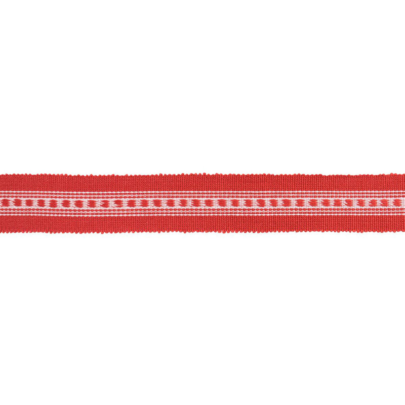 Tissu en similicuir 100% coton Lubeck Performance, Rouge