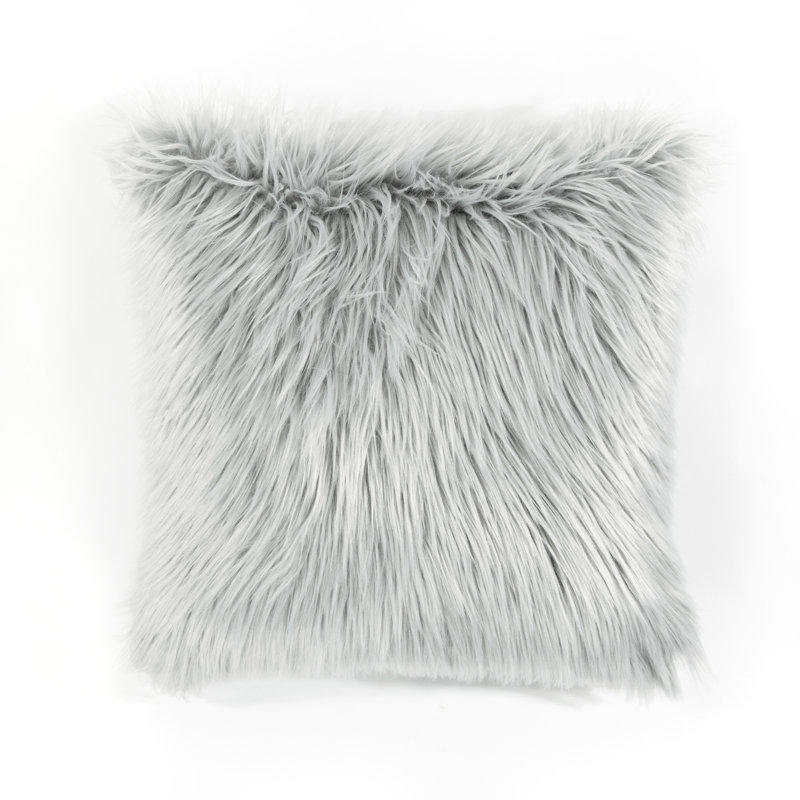 Housse de coussin décoratif 20 po, gris