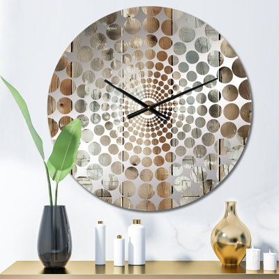 Horloge murale rustique