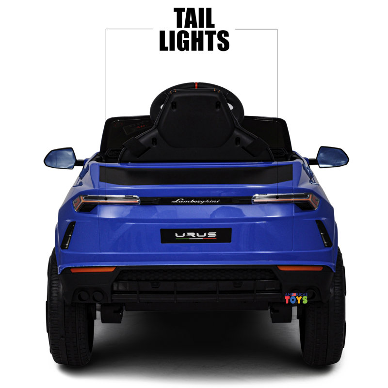 Blue 12V Lamborghini Urus Kids Ride-On Car with Remote Control
