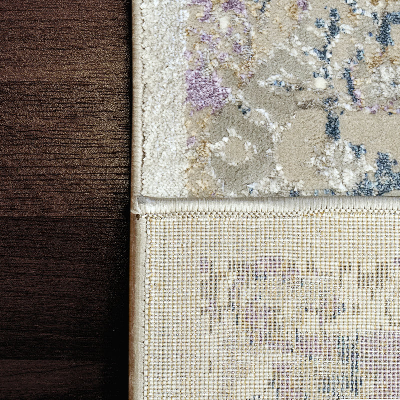Tapis beige, Tapis de couloir 2 pi 2 po x 7 pi 8 po