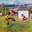 « oregon baseball » par john clymer, reproduction d’art sur toile tendue-15060304