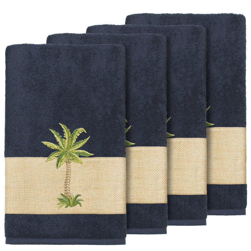 Colton Midweight Bath Towel, Midnight Blue