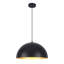 Luminaire suspendu dôme noir réglable 15,75 po-2250947-236936804-236936806