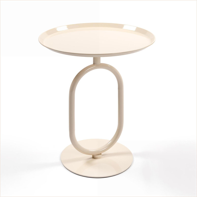 Table basse en métal de forme lanterne pour le salon, base stable et amp; Assemblage facile