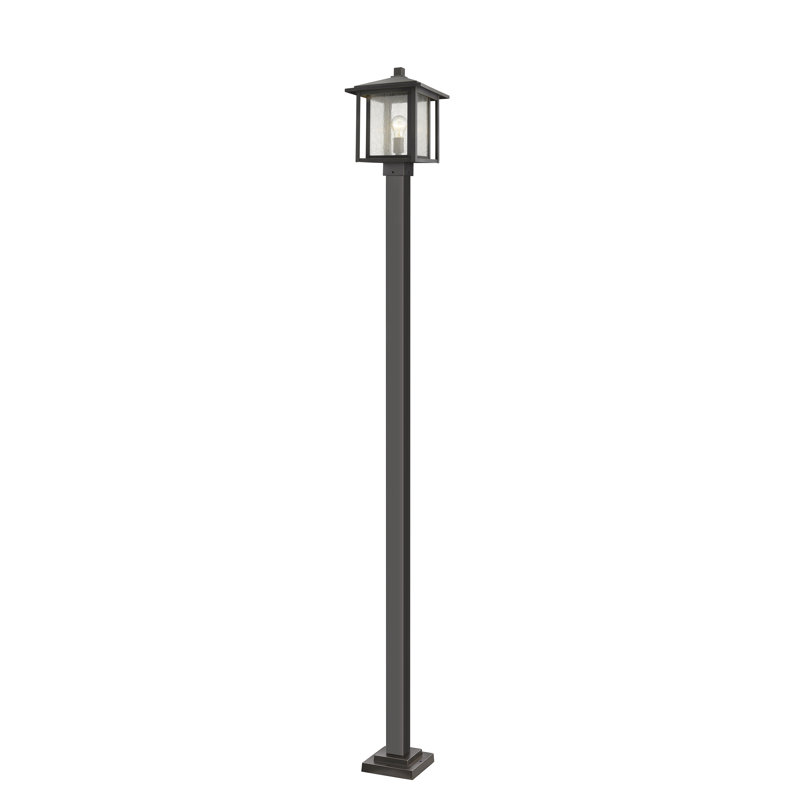 Lampadaire câblé à 3 lumières Iwan 106,69 "Iwan, Bronze huilé, H 110 po x l 11 po x P 11 po