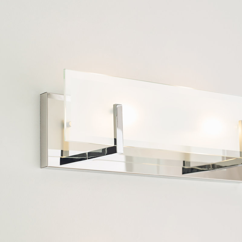 Syll - Light LED Vanity Light, Brushed Nickel, No Bulb Included, 2-Light