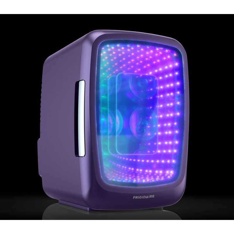 Frigidaire, mini-réfrigérateur personnel avec 6 canettes / 4 litres DEL, mauve, Mauve