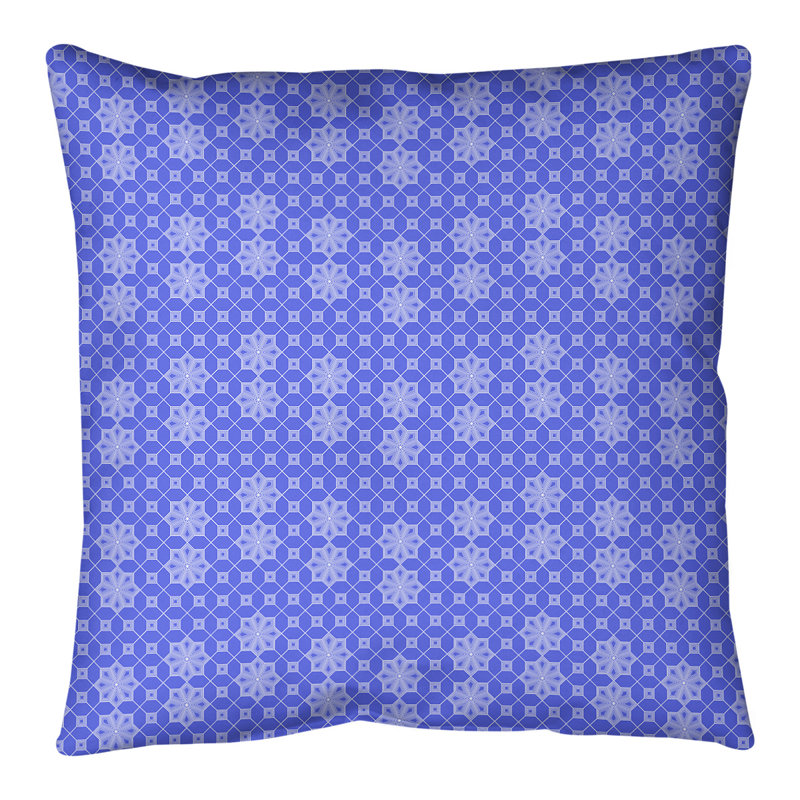 Coussin de sol Katelyn Elizabeth, 28 po x 28 po, Bleu