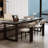 Black Rectangular Solid Wood writing desk-118233008