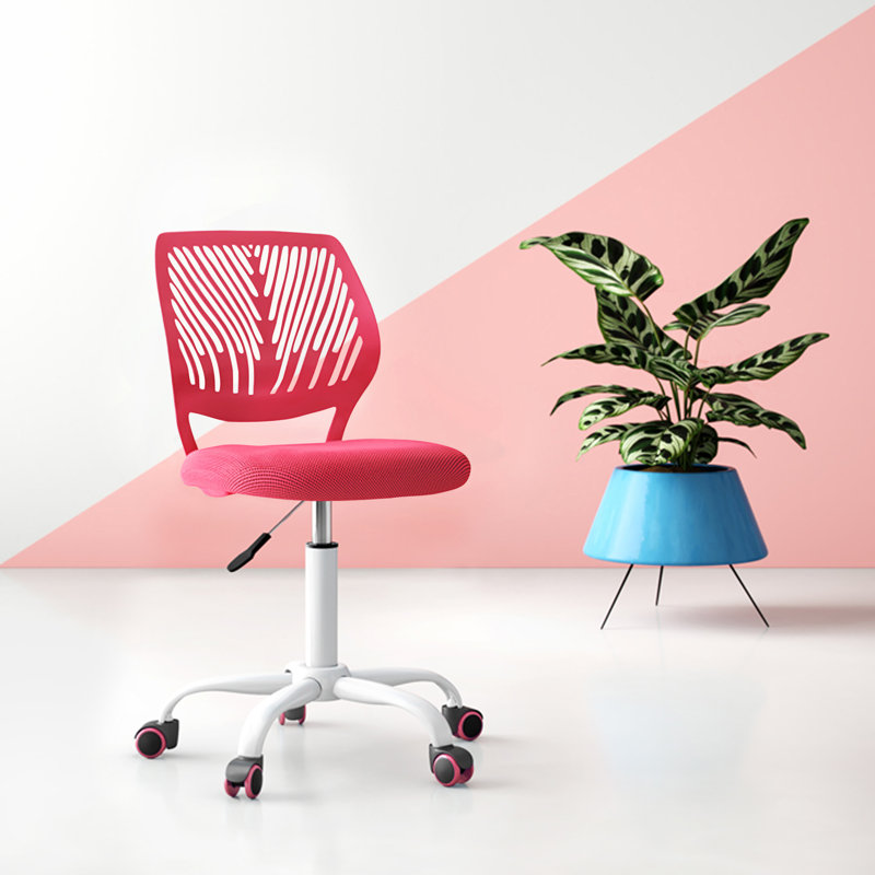 Valerii Mesh Office Chair, Pink, Mesh