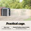 247cm Galvanised Steel Floor Bird Cage