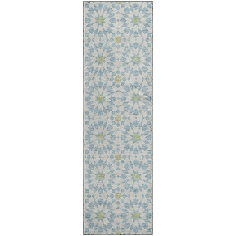 Premium Machine Washable Tweedy Sky Rug
