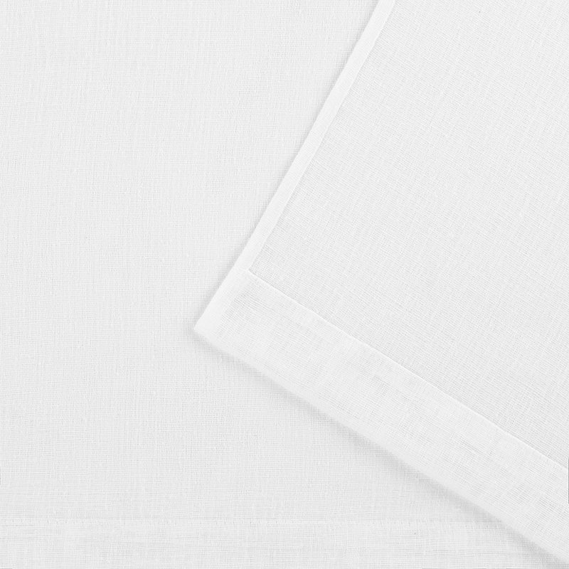 Lusetta Semi-Sheer Curtain Panel Pair, 30" W x 96" L, Winter White