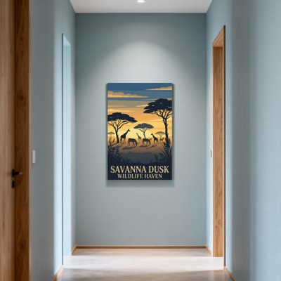 Paysage et nature Savane Dusk