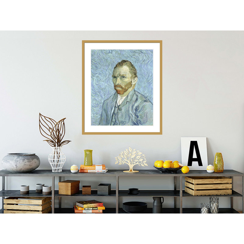 Autoportrait par Vincent van Gogh - Impression sur toile, H 39,36 po x l 33,5 po