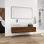 Meuble-lavabo simple 60 po avec plateau en résine 60 po
