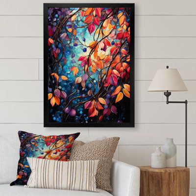 Hugon " Multicolor Vibrant Vines II "