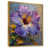 Toile avec cadre flottant or