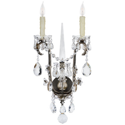 Ralph Lauren Alessandra 2 Light Large Candle Wall Light