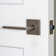Viaggio Quadrato Rosette Privacy With Brezza Lever In Titanium Grey