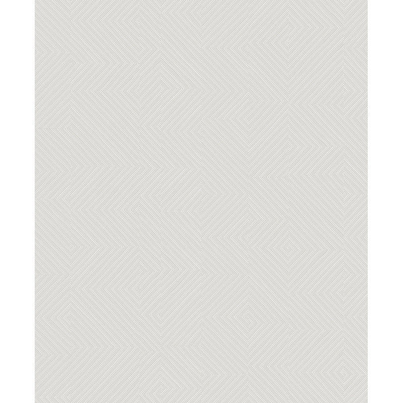 Rouleau de papier peint L 33 pi x l 20,9 po Felicija, Blanc cassé