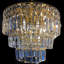 Lustre unique à 5 lumières avec accents de cristal Demarque-341218519