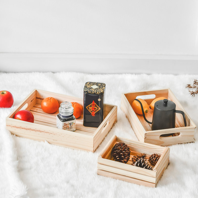 Loon Peak® Solid Wood Decorative Bin