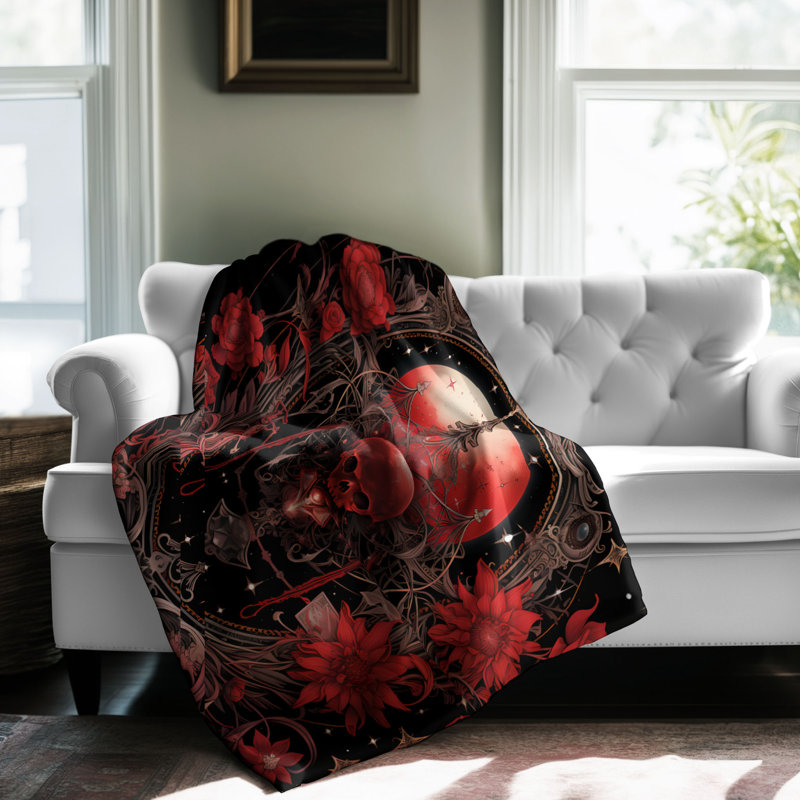 Ethereal Witchy Delights - couverture en sherpa de qualité supérieure 1 pièce - reproduction d'art luxueuse, Grand lit