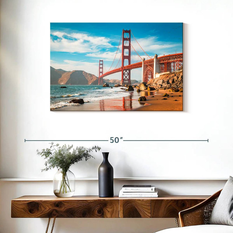 Lilie Golden Gate Beach Coast, H 24 po x l 36 po