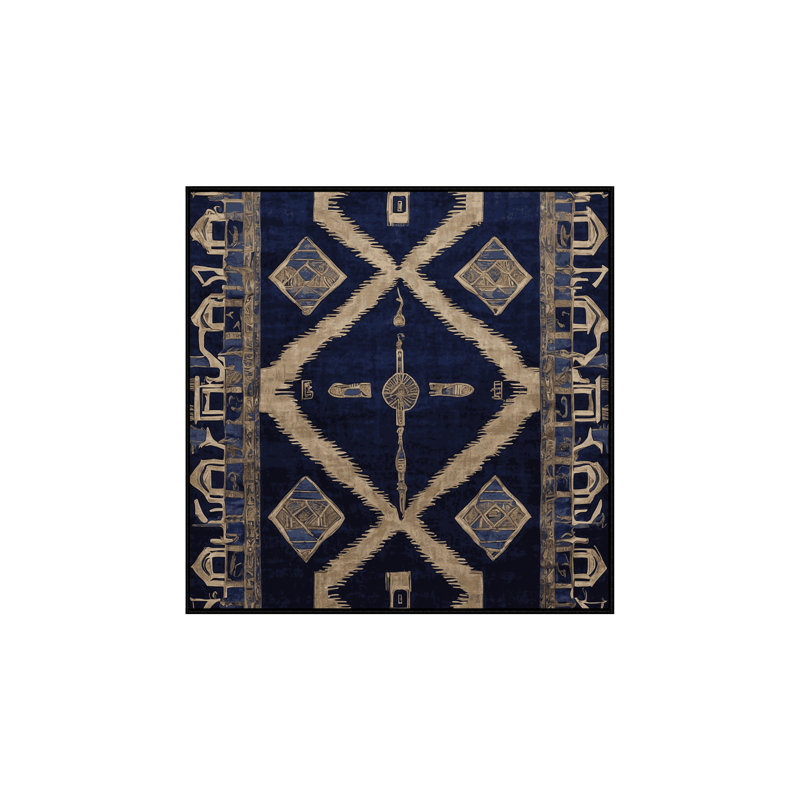 Machine Washable Gray Area Rug, Square 8'